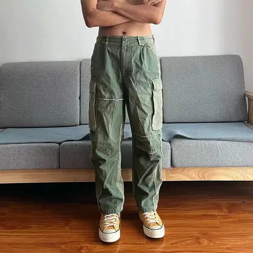 Designer × Japanese Brand multi function outdoor patch patchwork fade cargo pants Size US 36 / EU 52 - 1 Thumbnail
