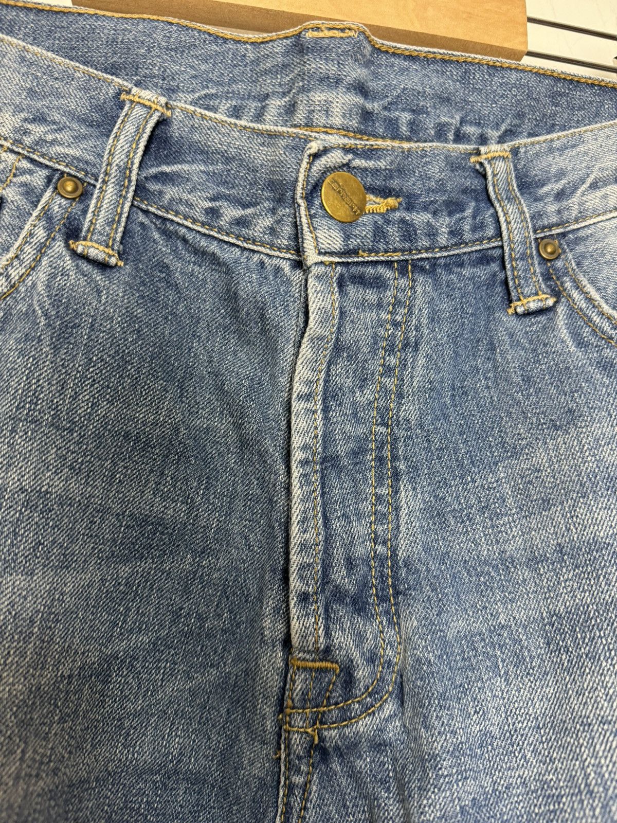 Carhartt Vintage Carhartt Klondike Pant light blue washed jeans Size US 33 - 13 Thumbnail