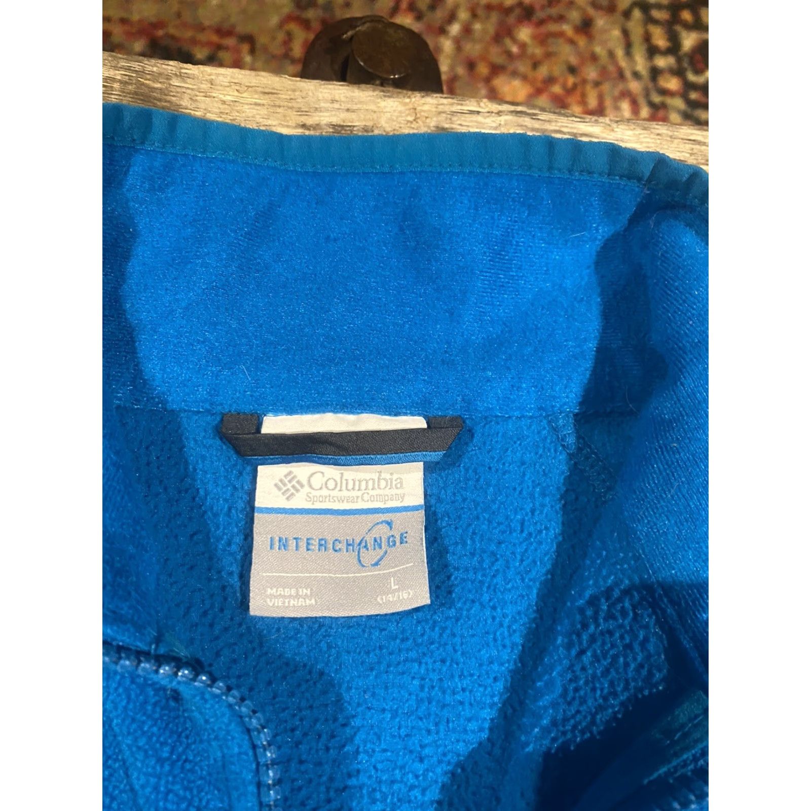 Vintage VINTAGE Columbia Jacket Blue Fleece Full Zip Interchangable Bugaboo Womens Large L Regular Green? Size L / US 10 / IT 46 - 6 Thumbnail