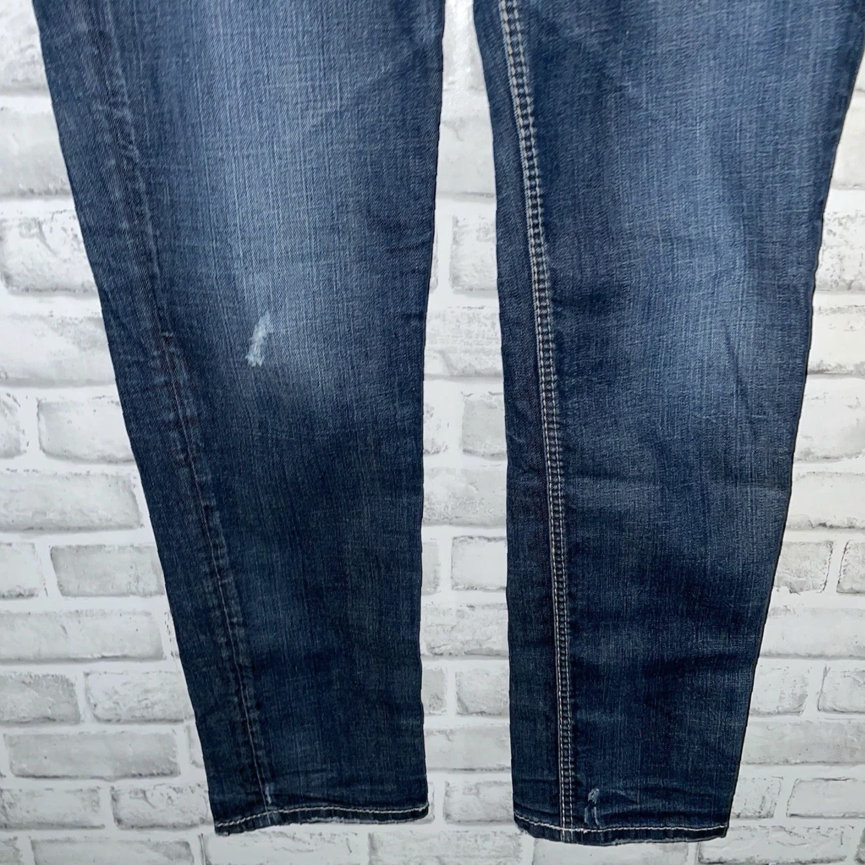 Silver Jeans Co. Silver Jeans Co Suki Slim Boot Jeans Womens 29x33 Blue Size 29" - 4 Thumbnail