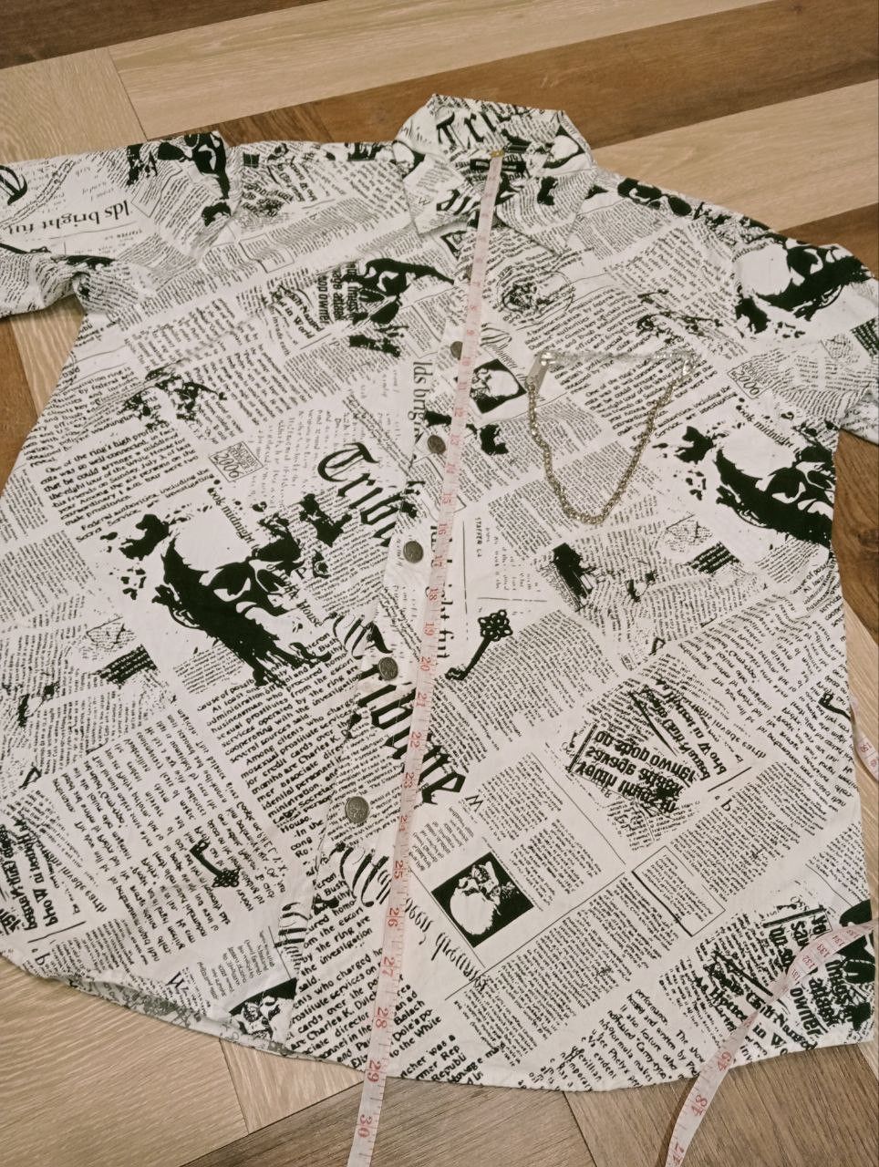 Japanese Brand BATSU STUDIO JAPAN PAPER STYLE SHIRT - SIZE LL Size US L / EU 52-54 / 3 - 12 Thumbnail