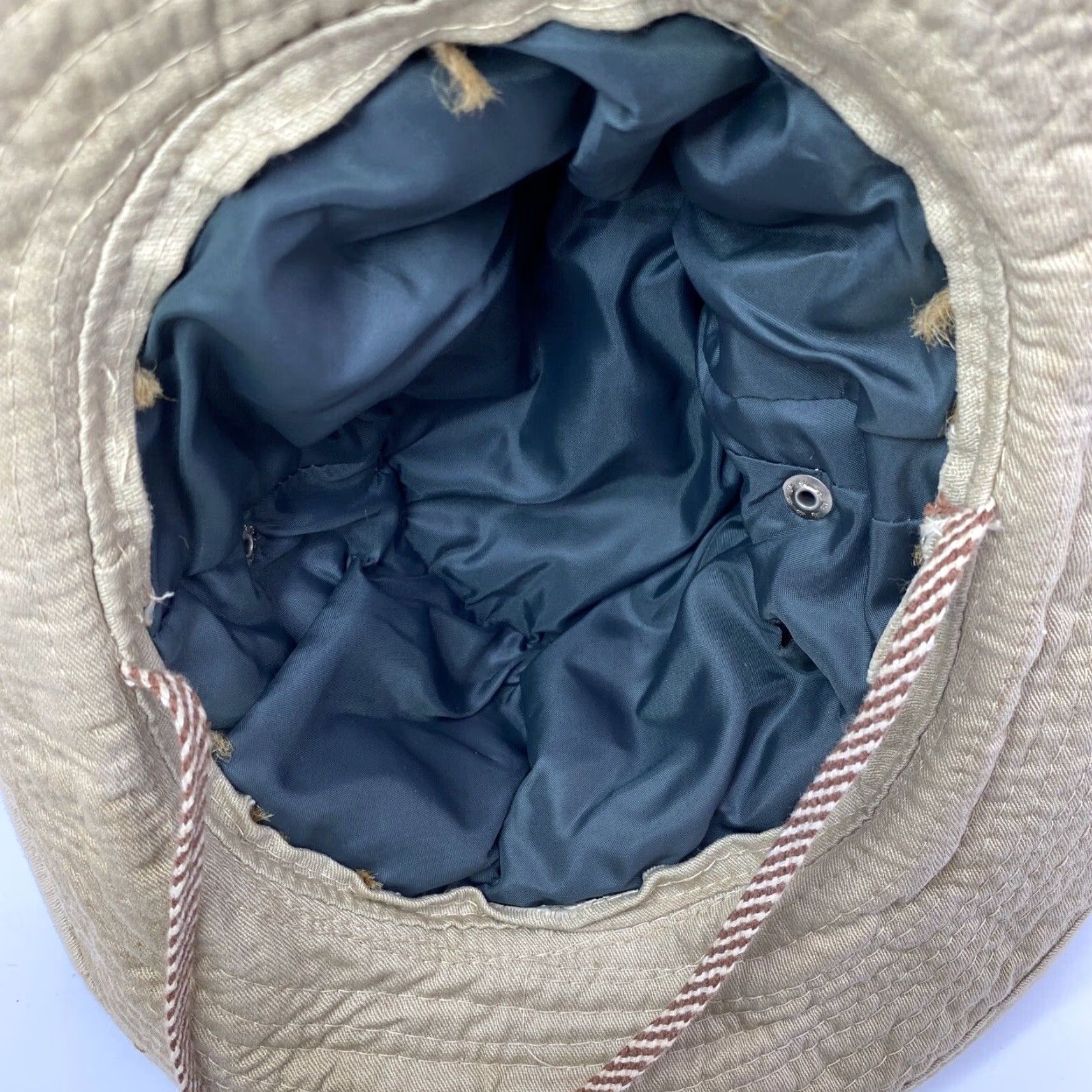 Vintage VINTAGE Khaki Cotton Safari Boonie Hat Men N/S/M Cheetah Wildlife 80s 90s Casual Size ONE SIZE - 7 Thumbnail