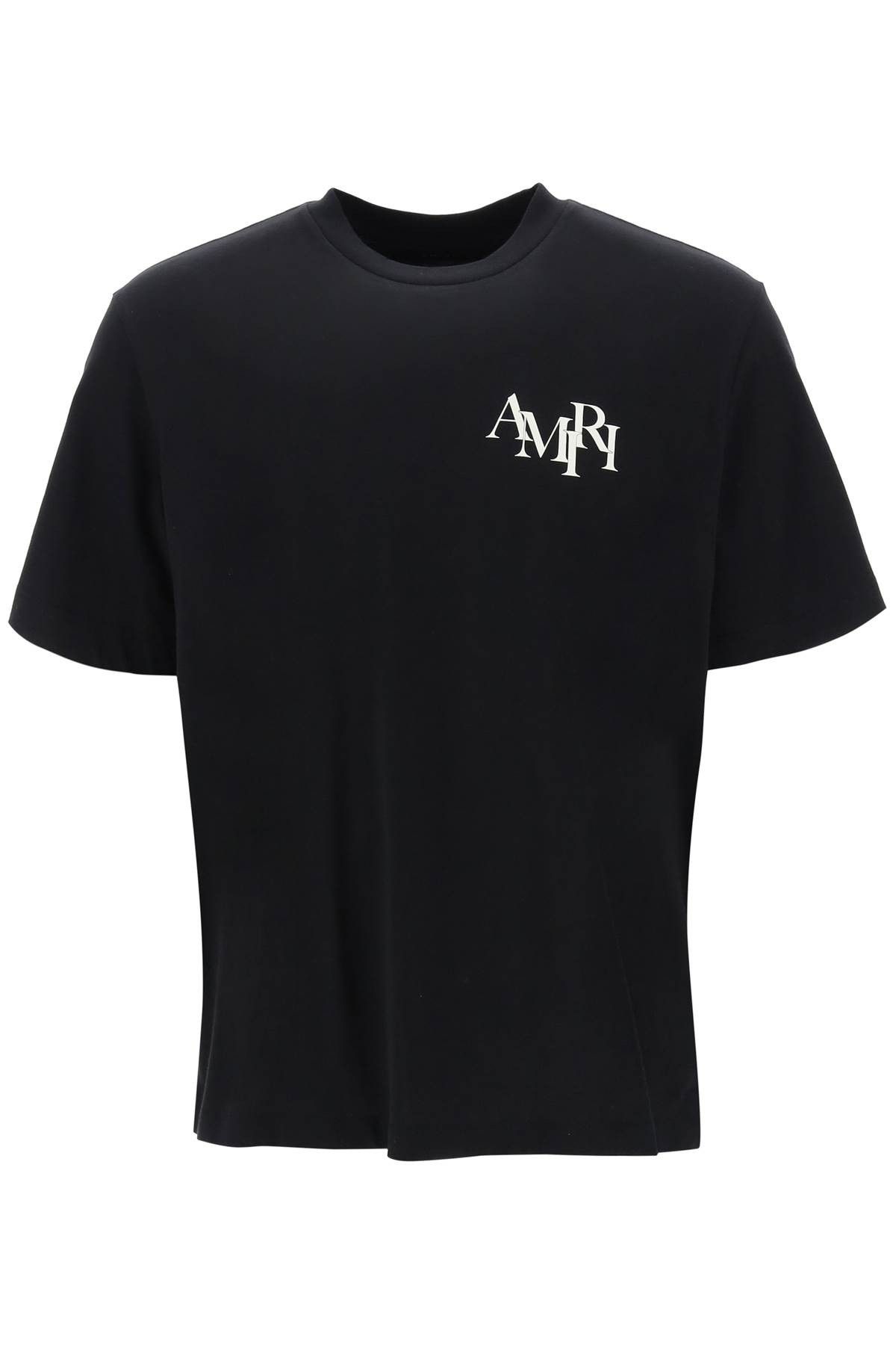 Amiri Amiri Staggered Logo T-Shirt | Grailed