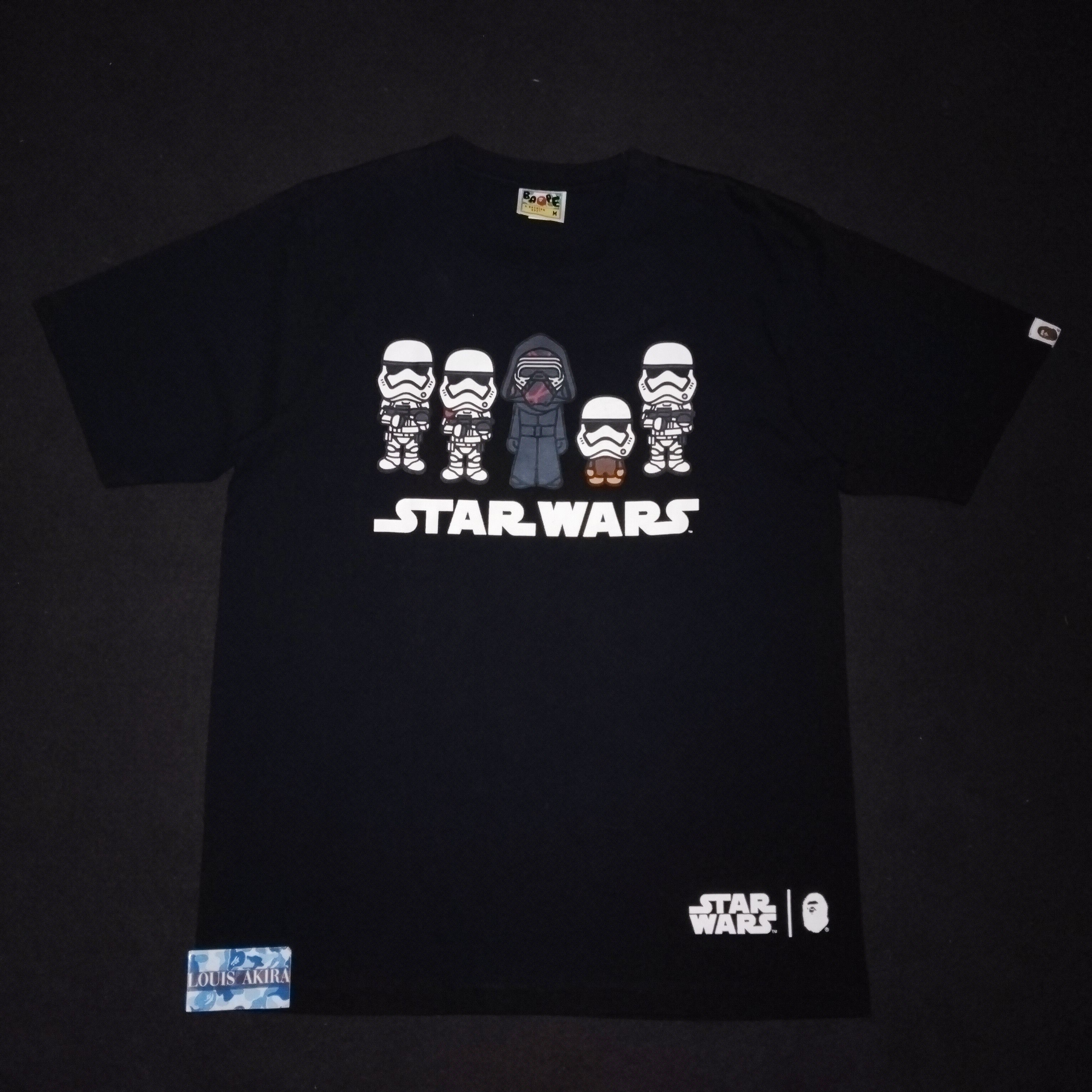 Bape 2019 Bape x Star Wars Tee Size US M / EU 48-50 / 2 - 1 Thumbnail