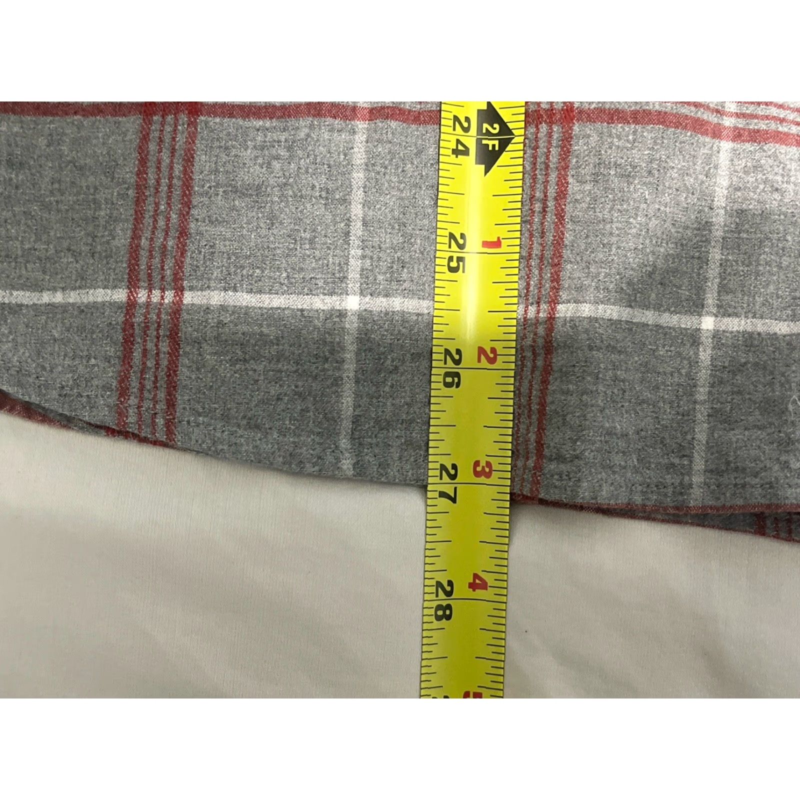 Faherty Faherty Malibu Shirt Women L Gray Red Juliet Plaid Button-Up Organic Cotton Regular Button-Up Shirt Women L Gray Red Juliet Plaid Size L / US 10 / IT 46 - 3 Thumbnail