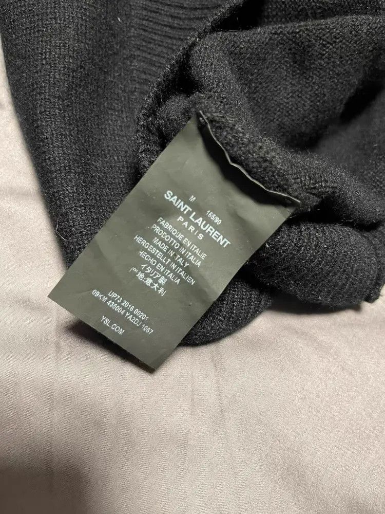 Saint Laurent Paris Saint Laurent Paris 16AW Crystal Knitwear Size US M / EU 48-50 / 2 - 3 Thumbnail