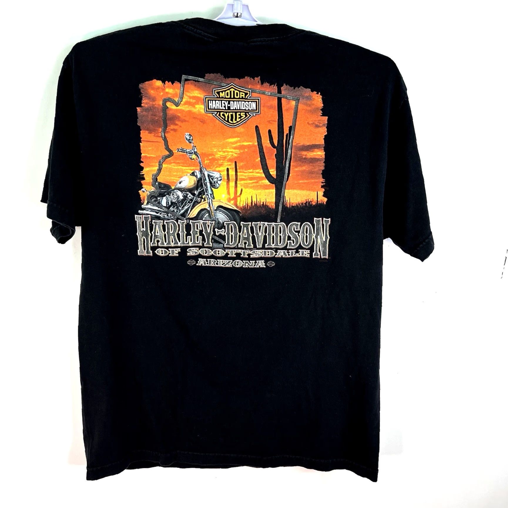 Harley Davidson Harley-Davidson Live Free Ride Free T-Shirt Black Crew Neck Short Sleeve Men’s Size L Graphic Print Biker 2010s Size US L / EU 52-54 / 3 - 2 Thumbnail