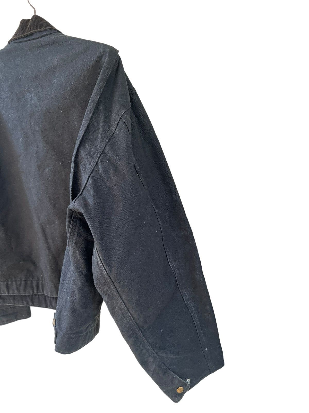 Carhartt Vintage 90s Carhartt Detroit Dusty Black Denim Jacket XXL Size US XXL / EU 58 / 5 - 17 Thumbnail