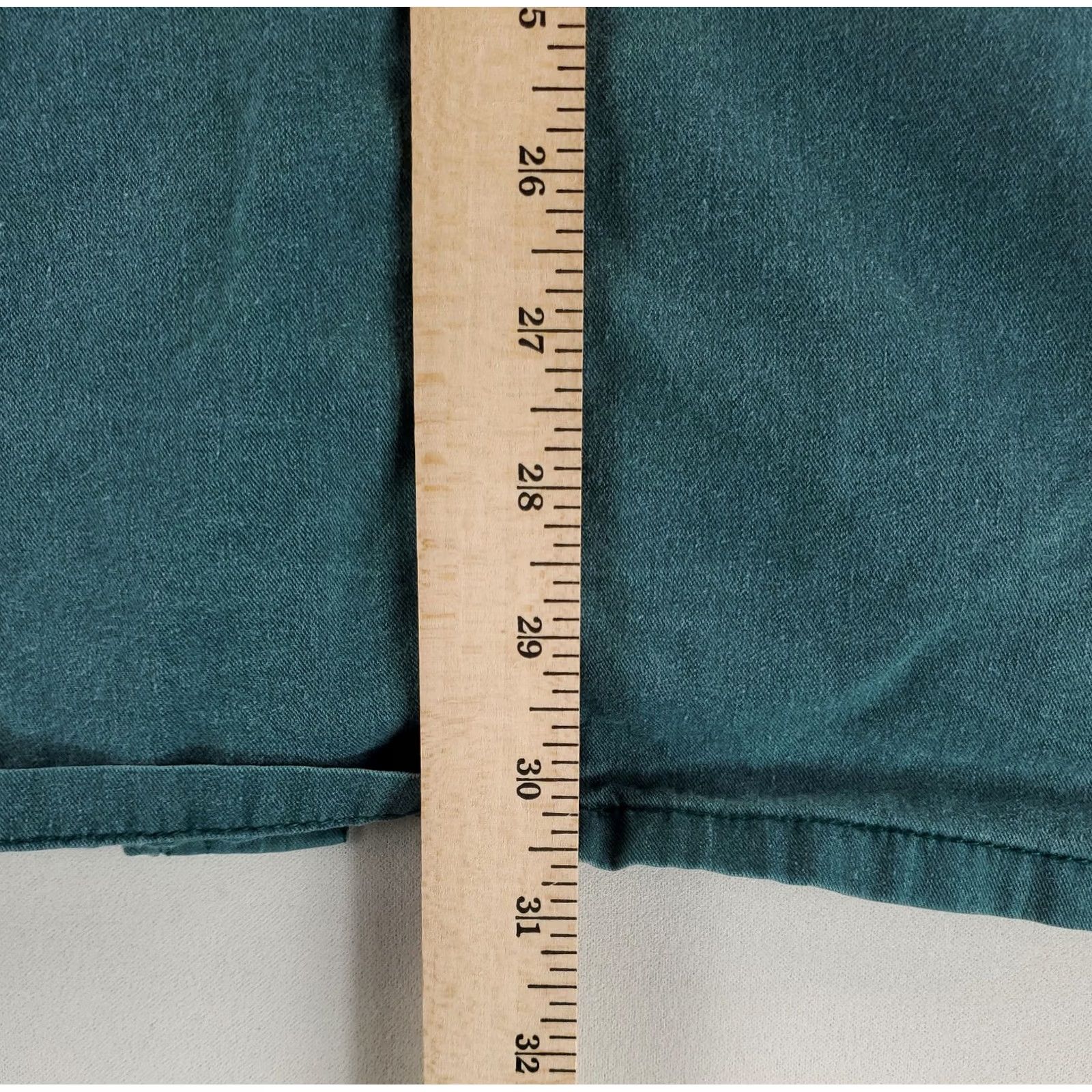Levi's VINTAGE Levi's Shirt Denim Green 90s Button-Up Long Sleeve XL Mens Size US XL / EU 56 / 4 - 7 Thumbnail