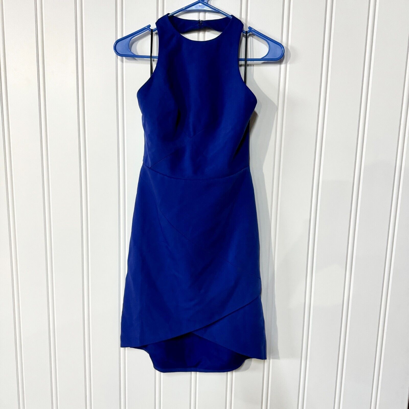 Other Keepsake The Label Royal Blue Halter Neck Asymmetrical Small Size S / US 4 / IT 40 - 1 Thumbnail