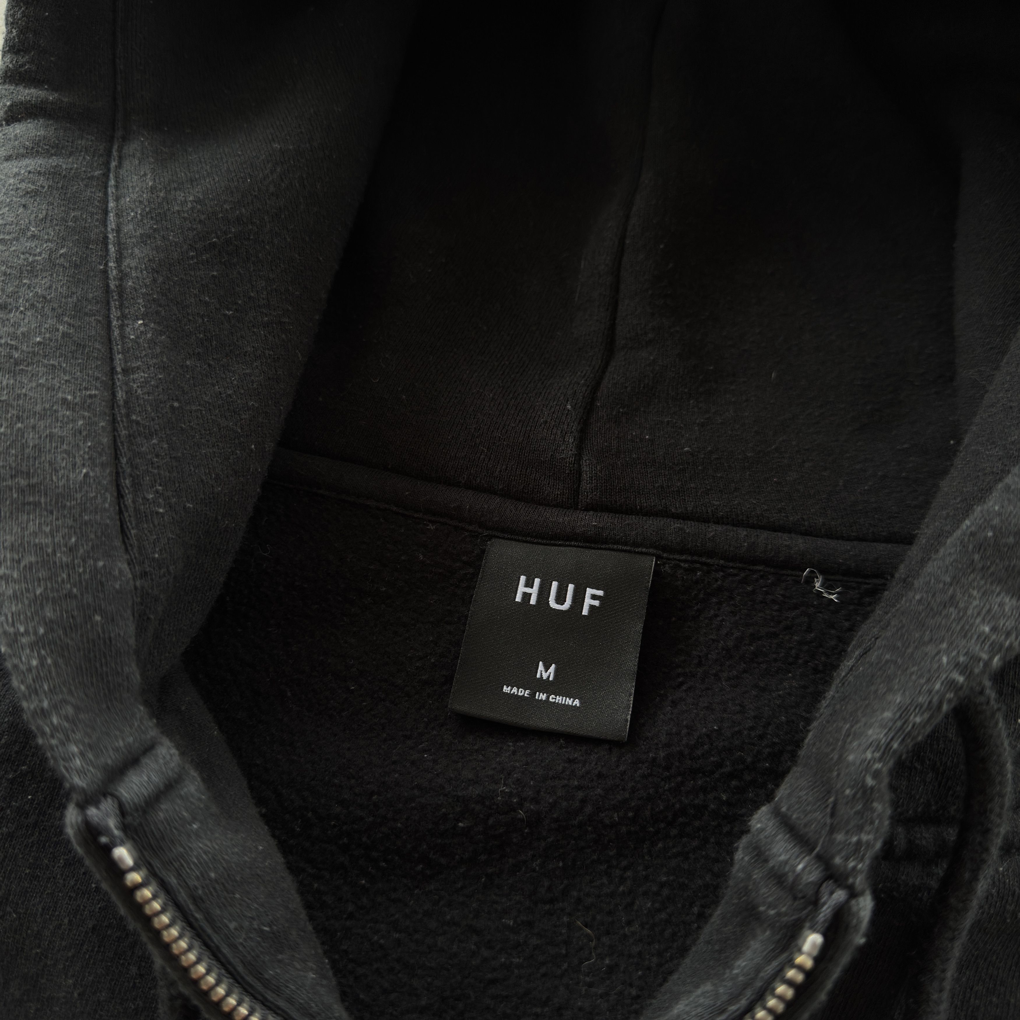 Huf Vintage 90s Huf Full Zip Hooded Sweatshirt Size US M / EU 48-50 / 2 - 5 Thumbnail