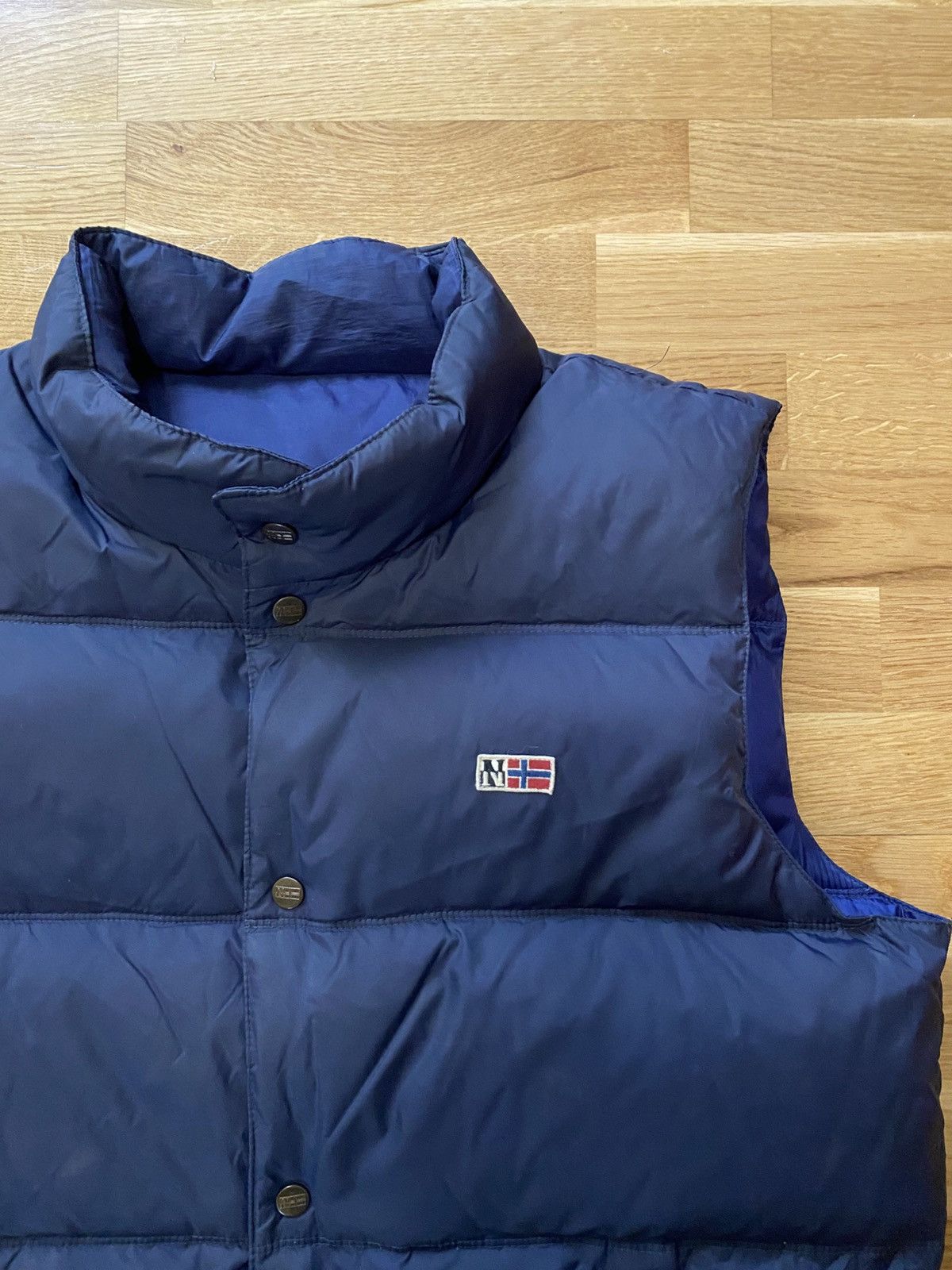 Napapijri Napapijri Vest Mens Reversible Puffer Down Blue XXL Size US XXL / EU 58 / 5 - 2 Thumbnail