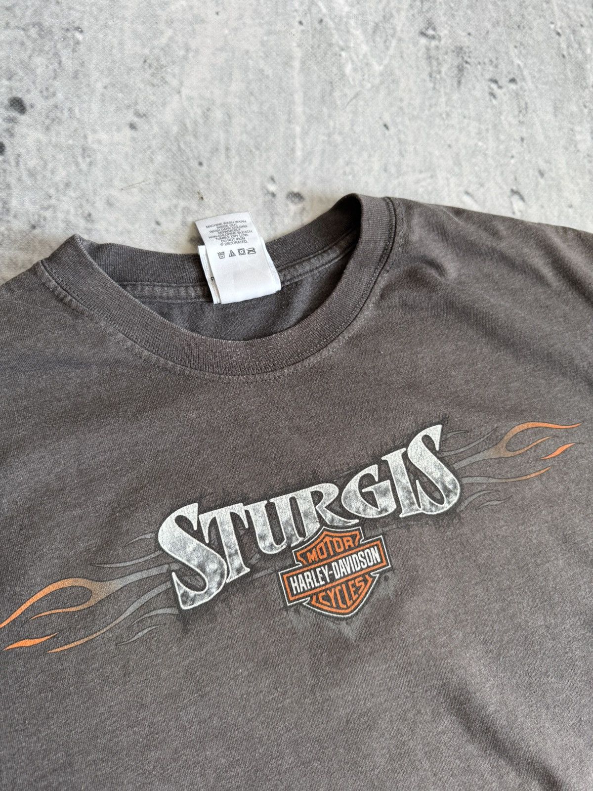 Harley Davidson × Vintage Vintage Harley Davidson retro tee Sturgis Moto Size US L / EU 52-54 / 3 - 3 Thumbnail
