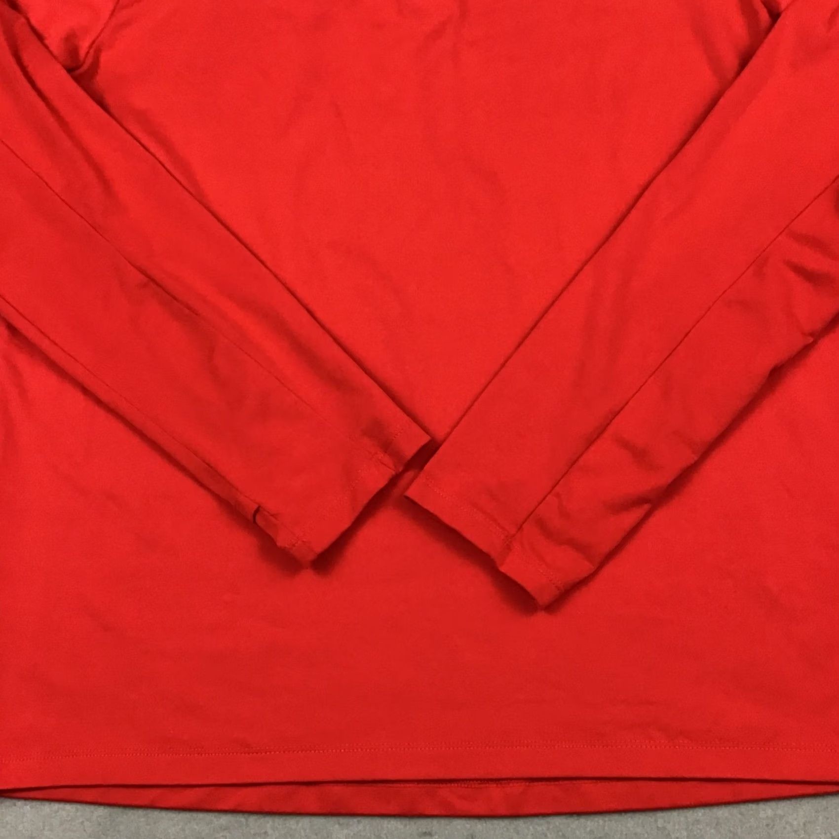 Nike Nike Sweater Men Medium Red Solid 1/4 Zip Pullover Dri Fit Swoosh Logo Casual Activewear Running | Mens Size US M / EU 48-50 / 2 - 3 Thumbnail