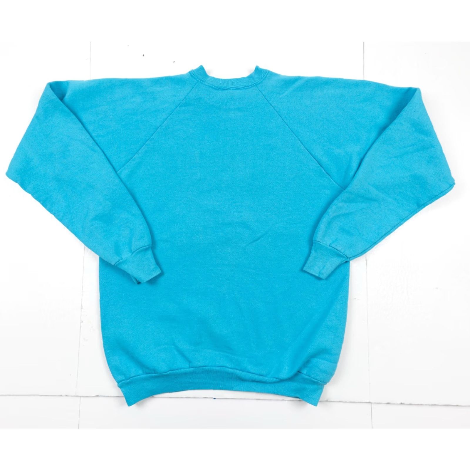 Fruit Of The Loom VINTAGE Fruit of the Loom Sweatshirt Men XL Southwest Crewneck Blue 90s Southwestern Embroidered Wolf Moon All Seasons Size US XL / EU 56 / 4 - 6 Thumbnail