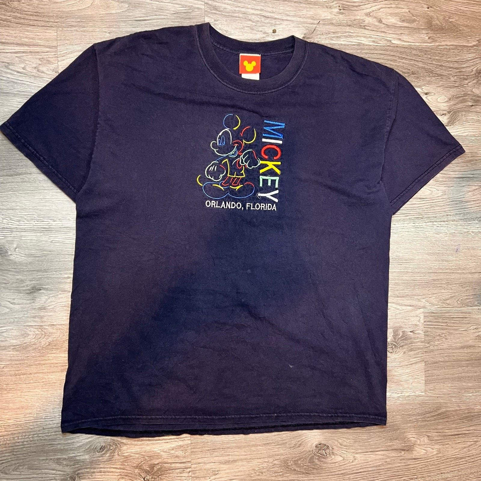 Disney Vintage Disney Orlando Florida Mickey Mouse Shirt Navy XL Size US XL / EU 56 / 4 - 1 Thumbnail