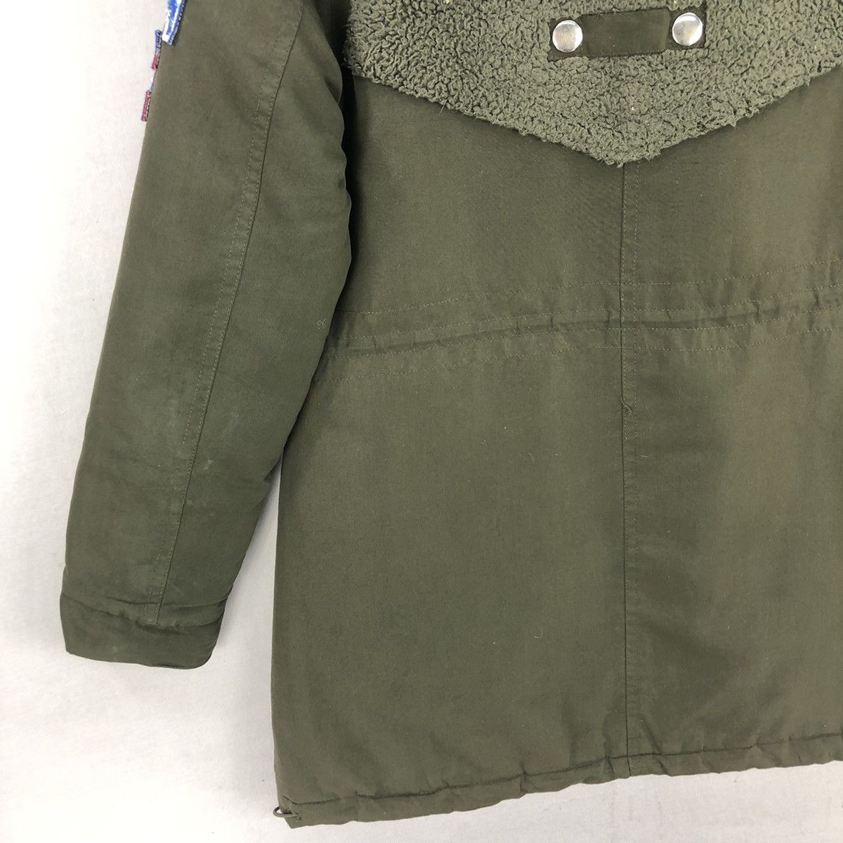 Fiorucci Vintage 00’s Fiorucci Patches Faux Fur Parka Size US XS / EU 42 / 0 - 21 Thumbnail