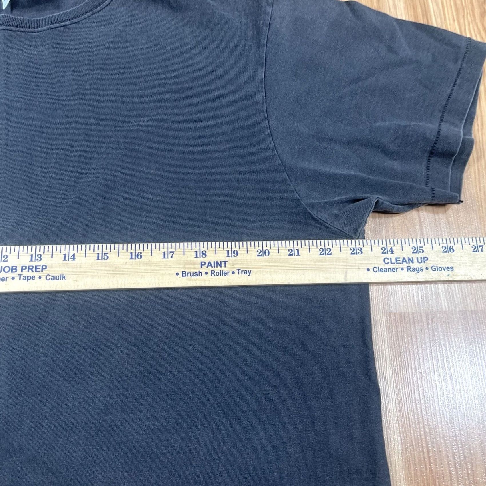 Hanes Hanes Hanes Her Way T-Shirt Women XL Black Short Sleeve Cropped 100% Cotton Made in USA Size XL / US 12-14 / IT 48-50 - 7 Thumbnail