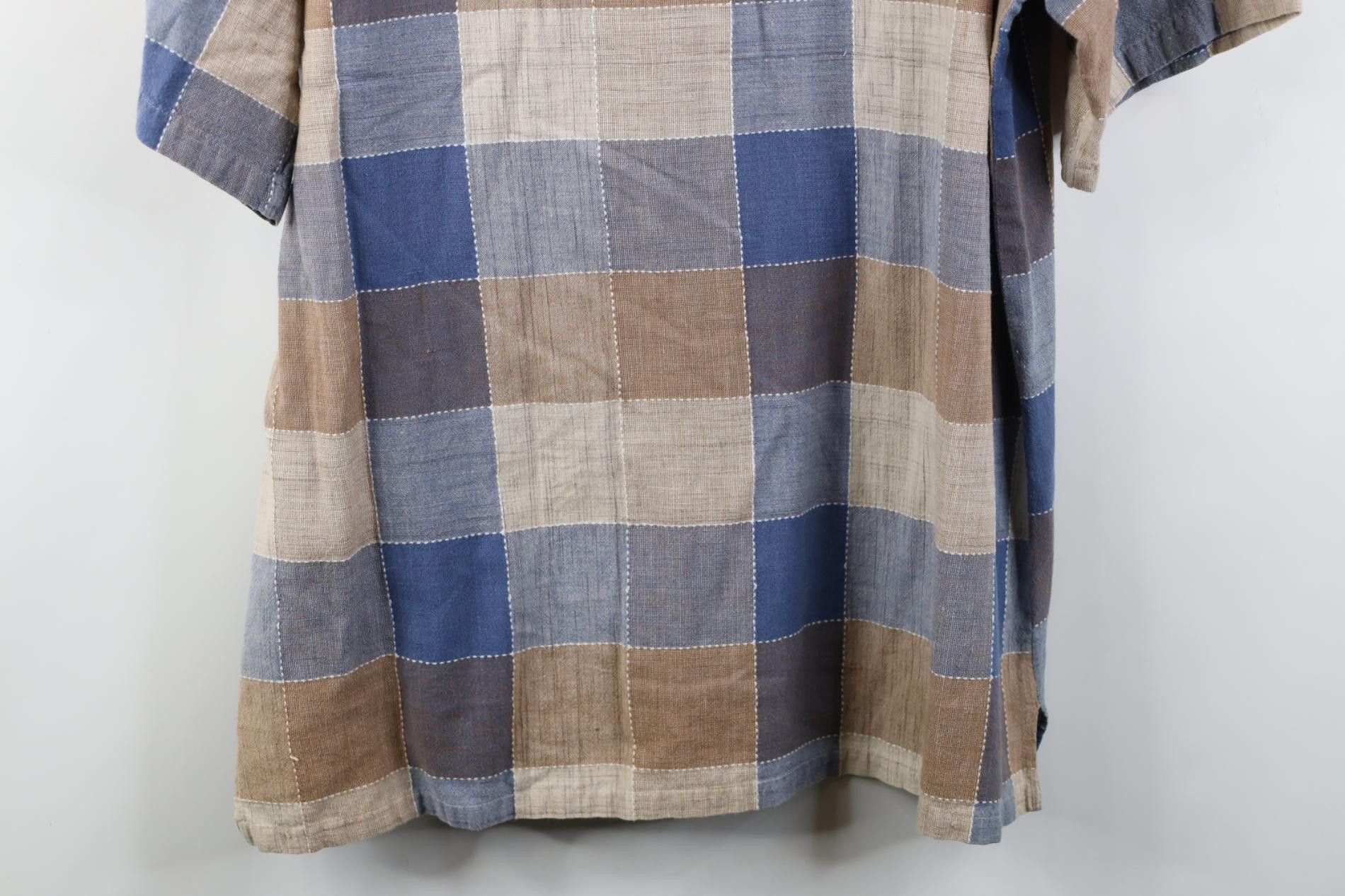 Vintage Vintage 90s Streetwear Short Sleeve Collared Button Shirt Size US XL / EU 56 / 4 - 14 Thumbnail