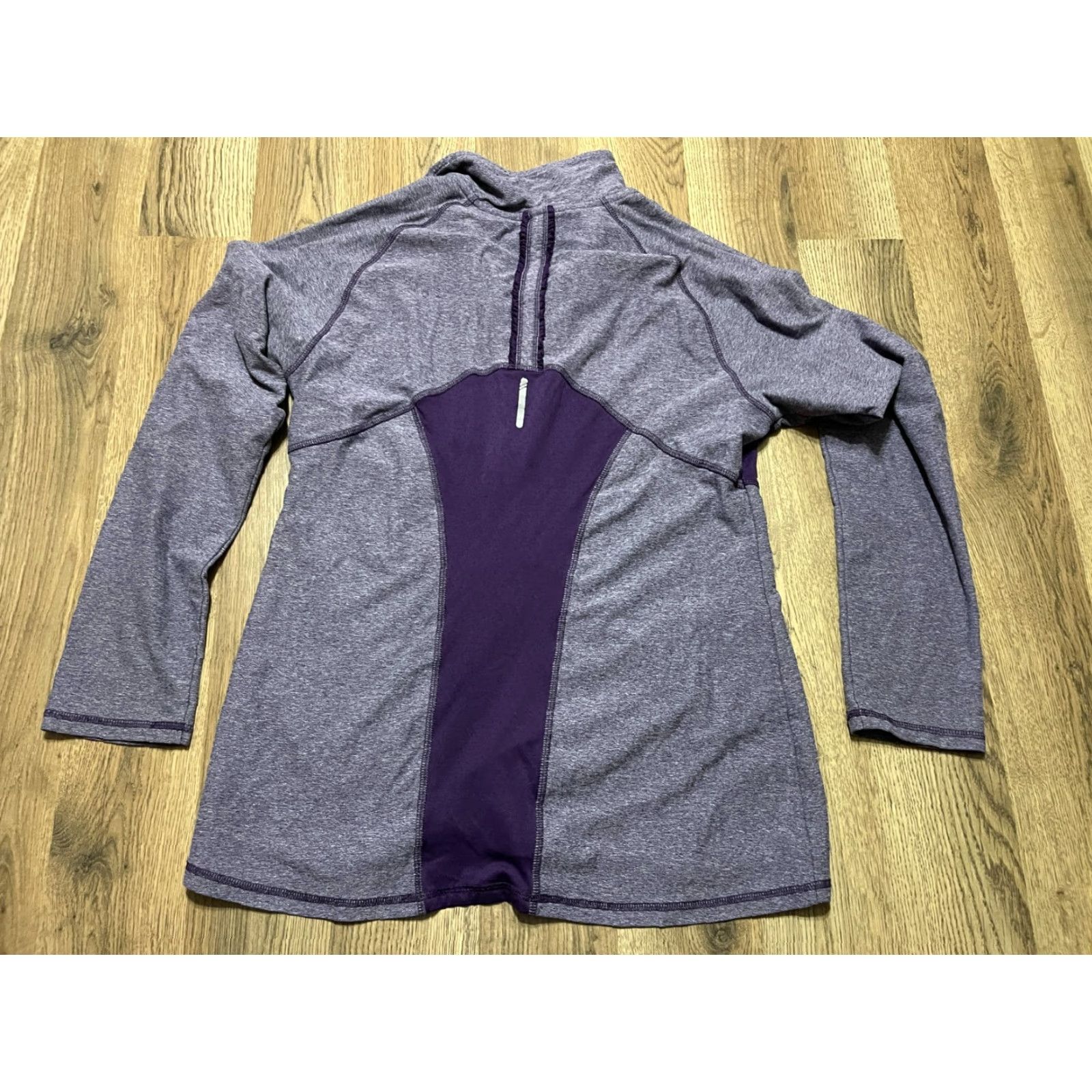 Champion Champion Shirt Women's Small Purple 1/4 Zip Pullover Long Sleeve Mock Neck Casual Modern Fall Summer Spring - Ladies Regular Fit Size S / US 4 / IT 40 - 2 Thumbnail