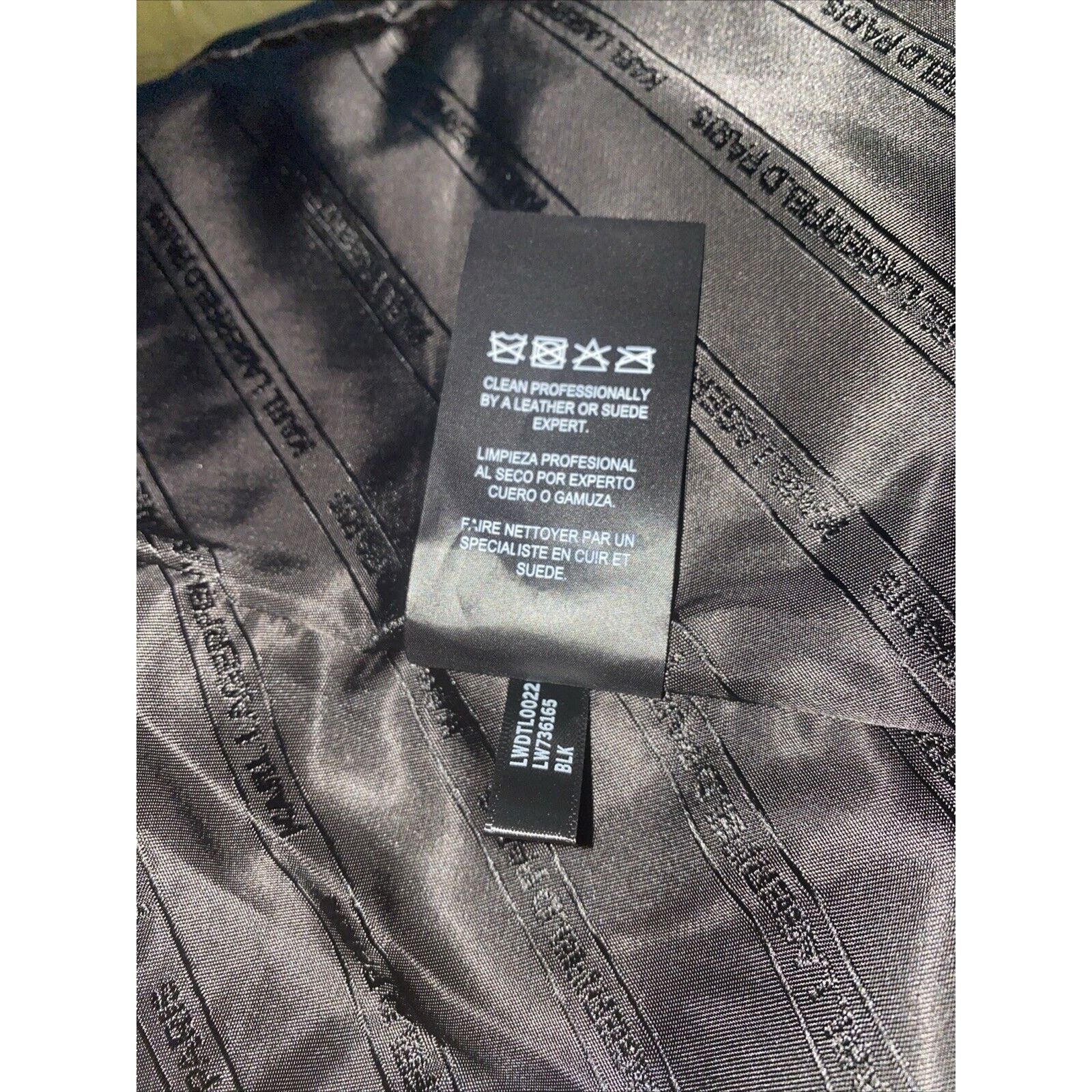 Karl Lagerfeld KARL LAGERFELD Jacket Womens Black Lambskin Leather Small Size S / US 4 / IT 40 - 13 Thumbnail