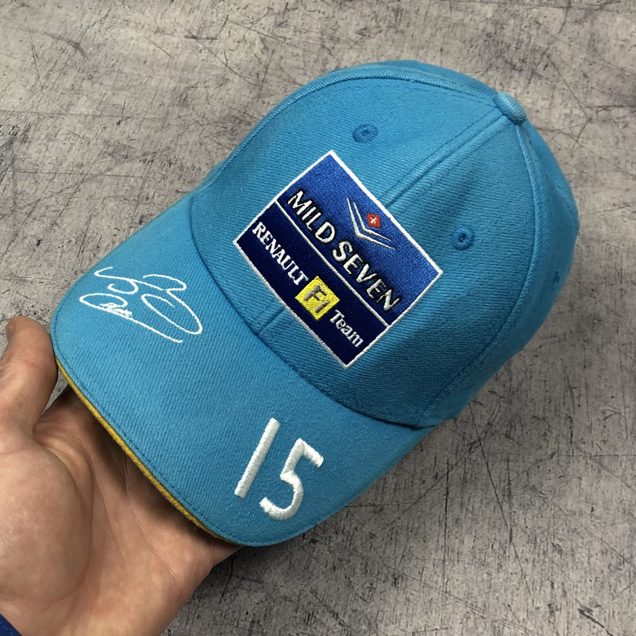 NASCAR Vintage Mild Seven Renault F1 Team Cap Size ONE SIZE - 3 Thumbnail