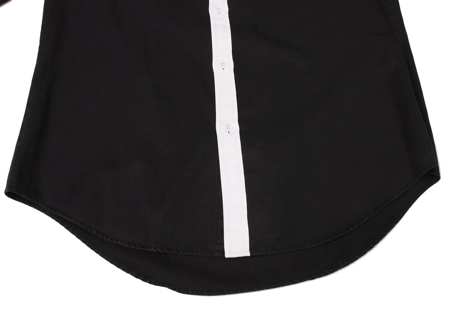 Yohji Yamamoto Yohji Yamamoto Cotton Contrast Shirt Size US M / EU 48-50 / 2 - 9 Thumbnail