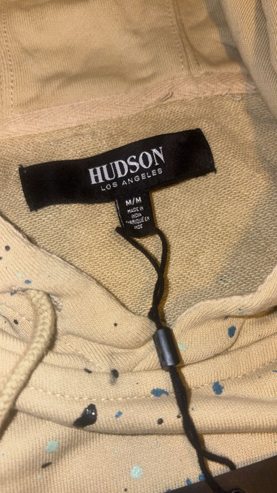 Hudson Hudson LA Moto Splatter Hoodie in Beige Size US M / EU 48-50 / 2 - 3 Thumbnail
