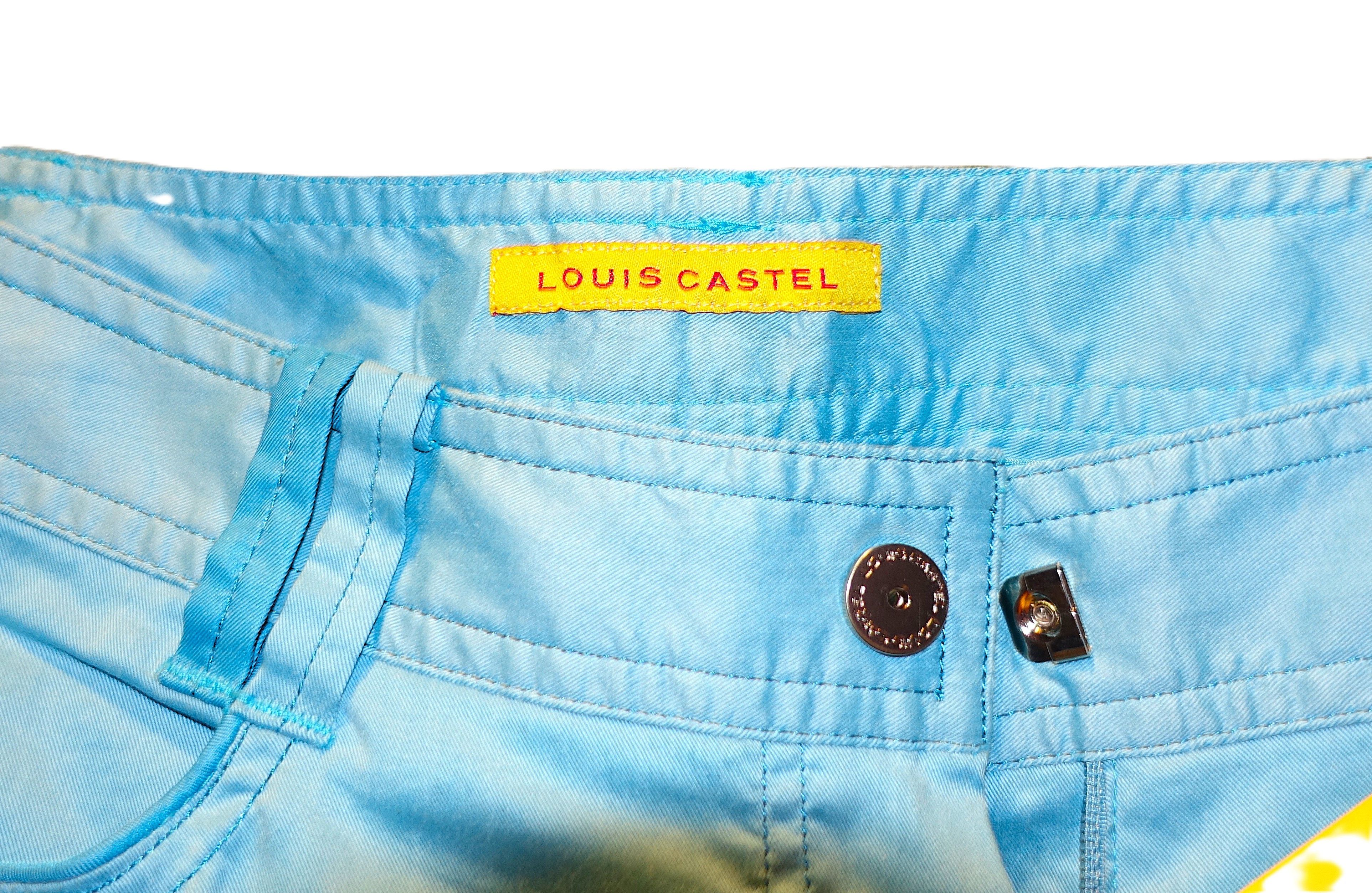Other Louis Castel Blue Golf Capri Pants XS NWT Size 26" / US 2 / IT 38 - 8 Thumbnail