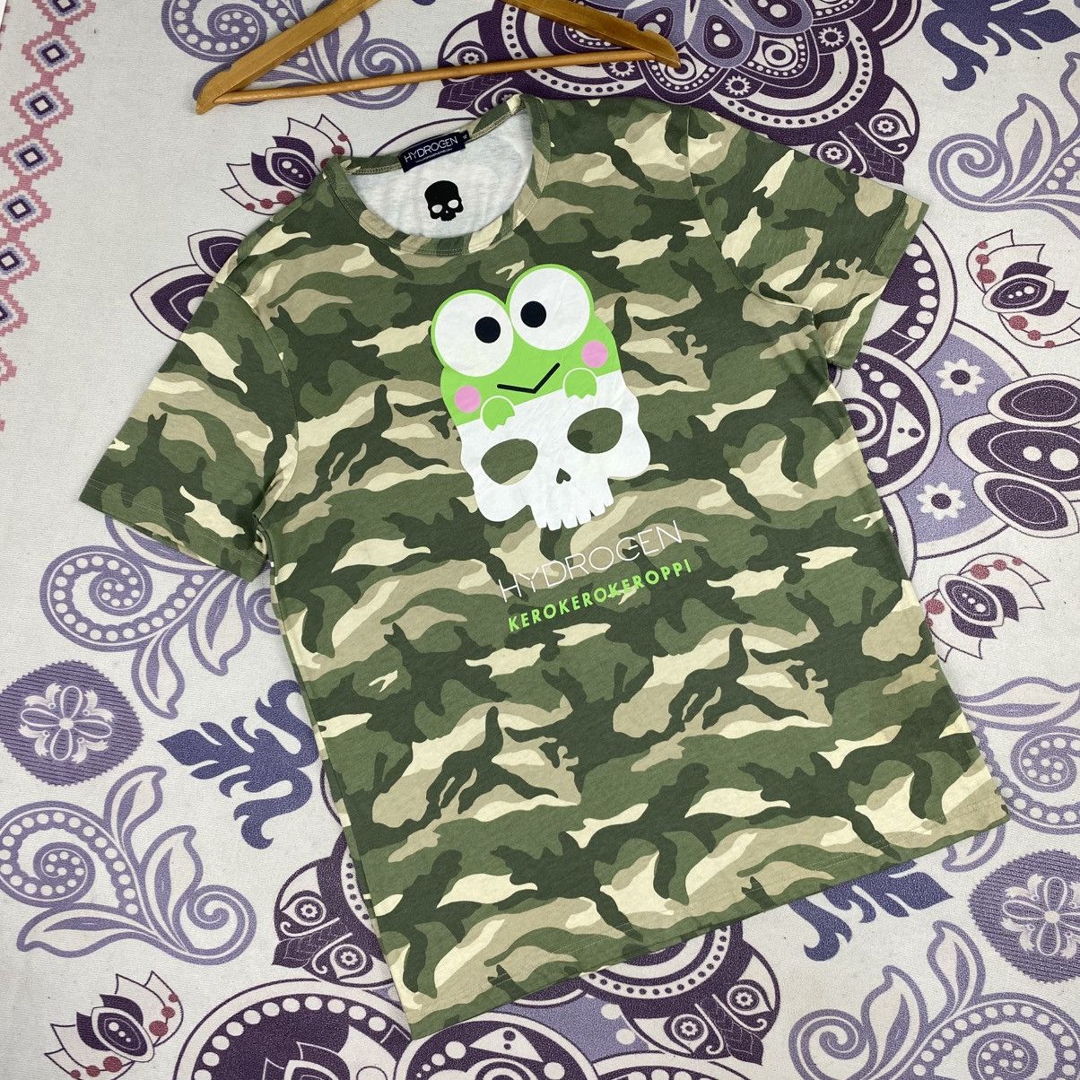 HYDROGEN Rare🔥Hydrogen Camo Shirt Big Logo Spell Out Size US L / EU 52-54 / 3 - 2 Thumbnail
