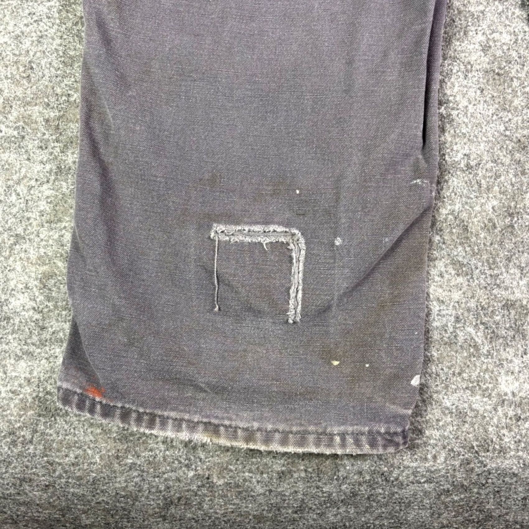 Carhartt Carhartt Mens Gray Carpenter Pants Workwear Dungaree Fit Distressed 38x31 Size US 36 / EU 52 - 7 Thumbnail