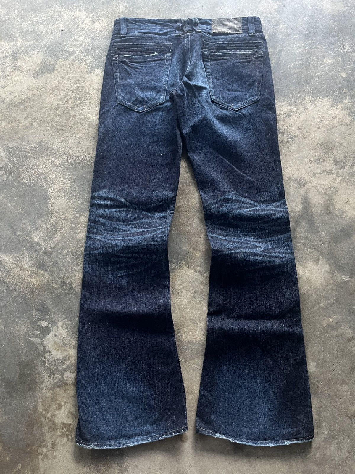 パンツ MURDER LICENSE crushed flare denim Y2K Men's Murder License Denim | Grailed