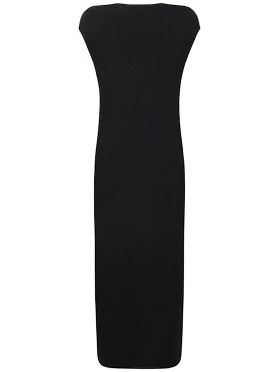 Loulou de Saison o1s22i1n1024 Long Cotton Martial Dress in Black Size S / US 4 / IT 40 - 4 Thumbnail