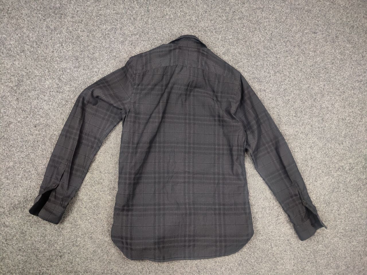 Burberry Burberry London Gray Nova Check Long Sleeve Button Shirt Size US S / EU 44-46 / 1 - 12 Thumbnail