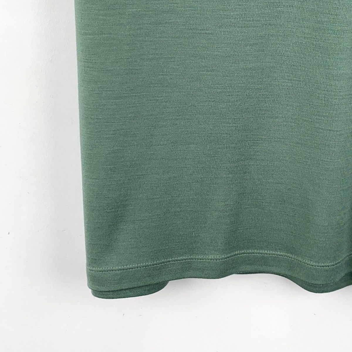 Z Zegna Zegna Green Wool Crew Neck Short Sleeve T-shirt K26WX Size US M / EU 48-50 / 2 - 4 Thumbnail