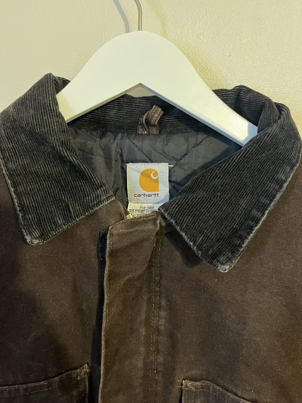 Carhartt × Japanese Brand Free Carhartt Traditional Coat LargeDuck Jacket Dark Brown Size US L / EU 52-54 / 3 - 2 Thumbnail