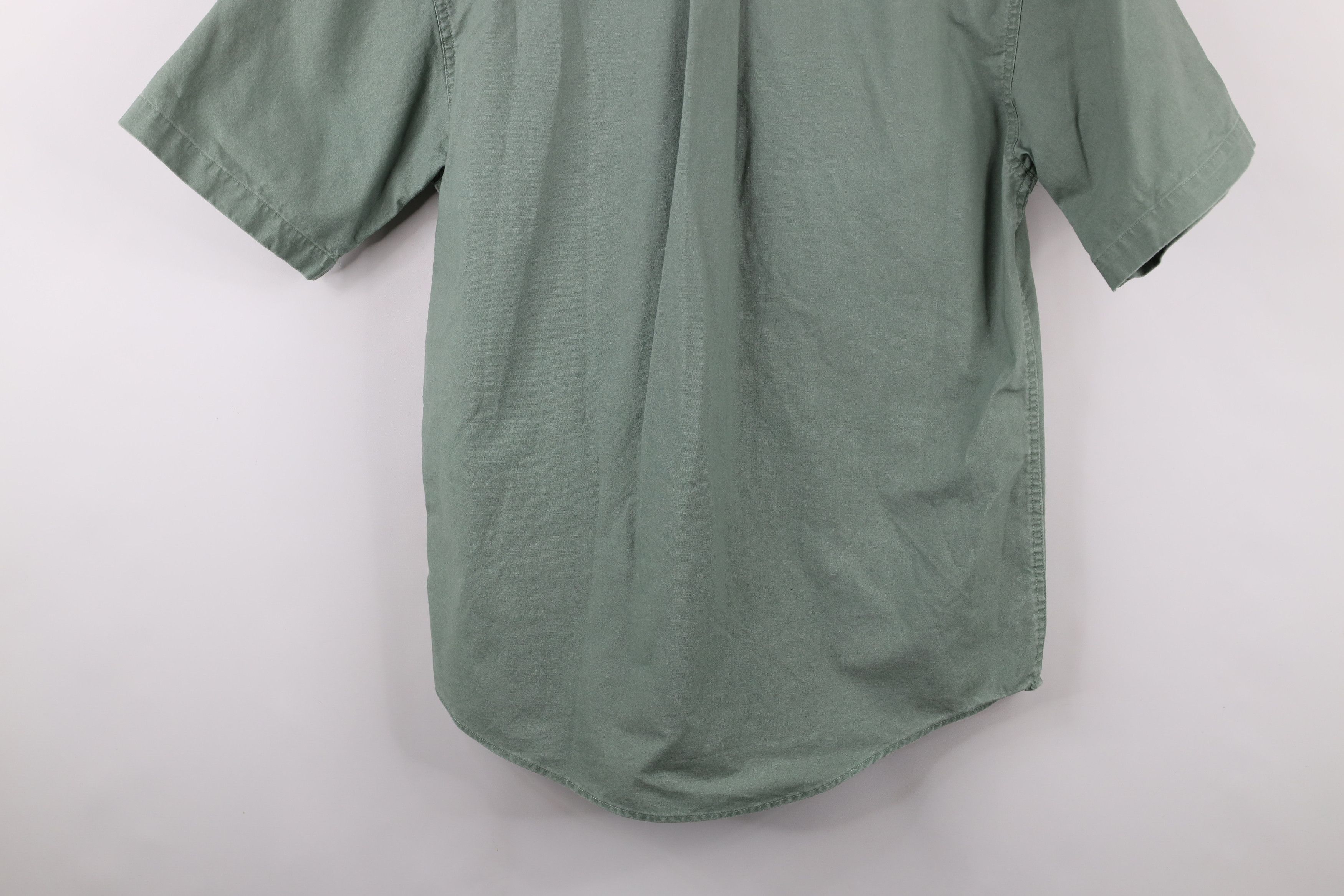 L.L. Bean × Vintage Vintage 90s LL Bean Safari Bush Collared Button Shirt Green Size US S / EU 44-46 / 1 - 12 Thumbnail