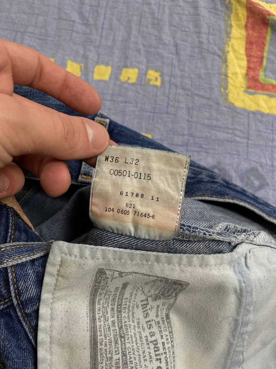 Levi's Vintage Levis 501 Jeans Size US 36 / EU 52 - 21 Thumbnail