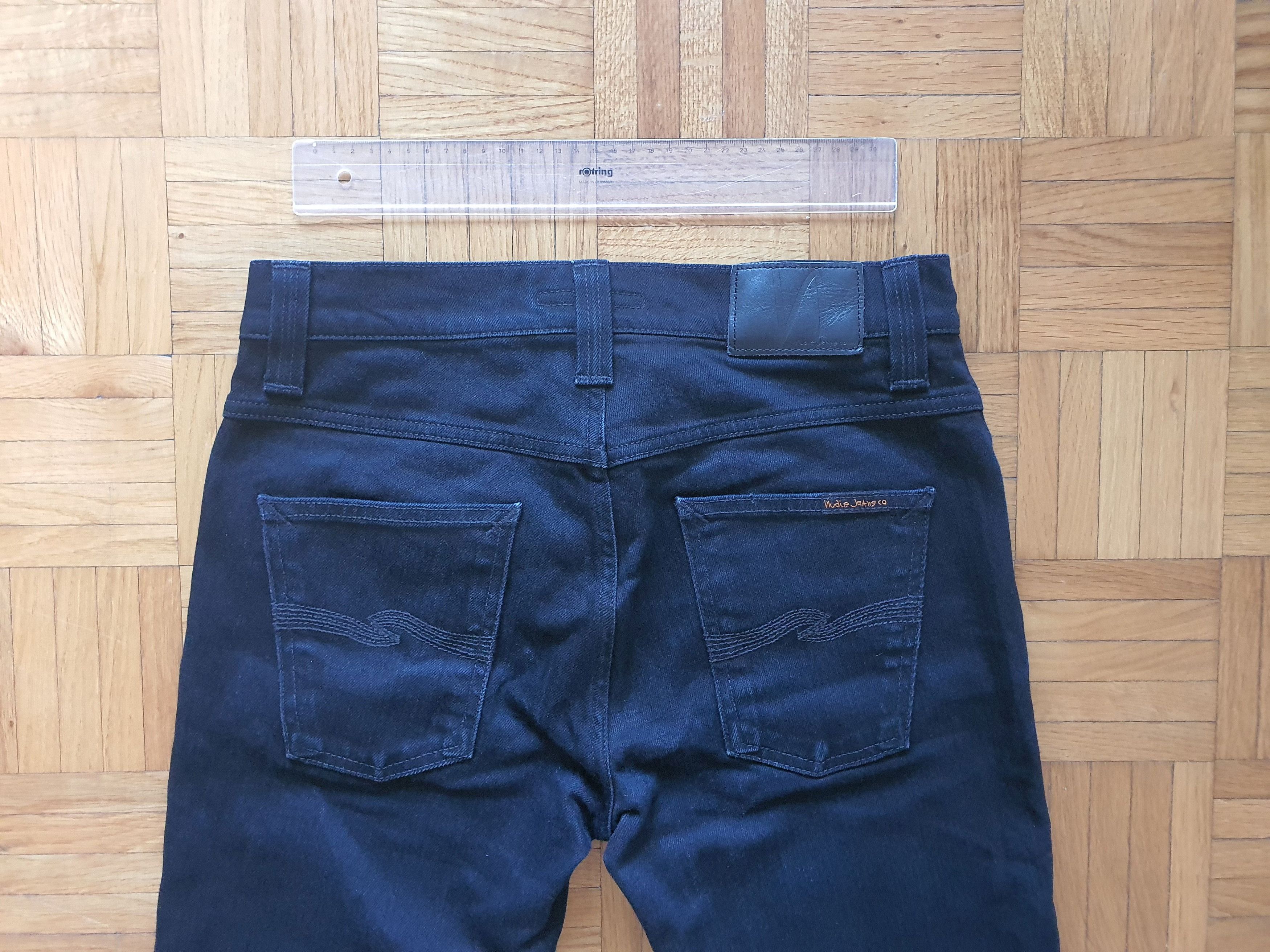 Nudie Jeans GRIM TIM BLACK RING (1000292) - Denim Jeans - W30 Size US 30 / EU 46 - 11 Thumbnail