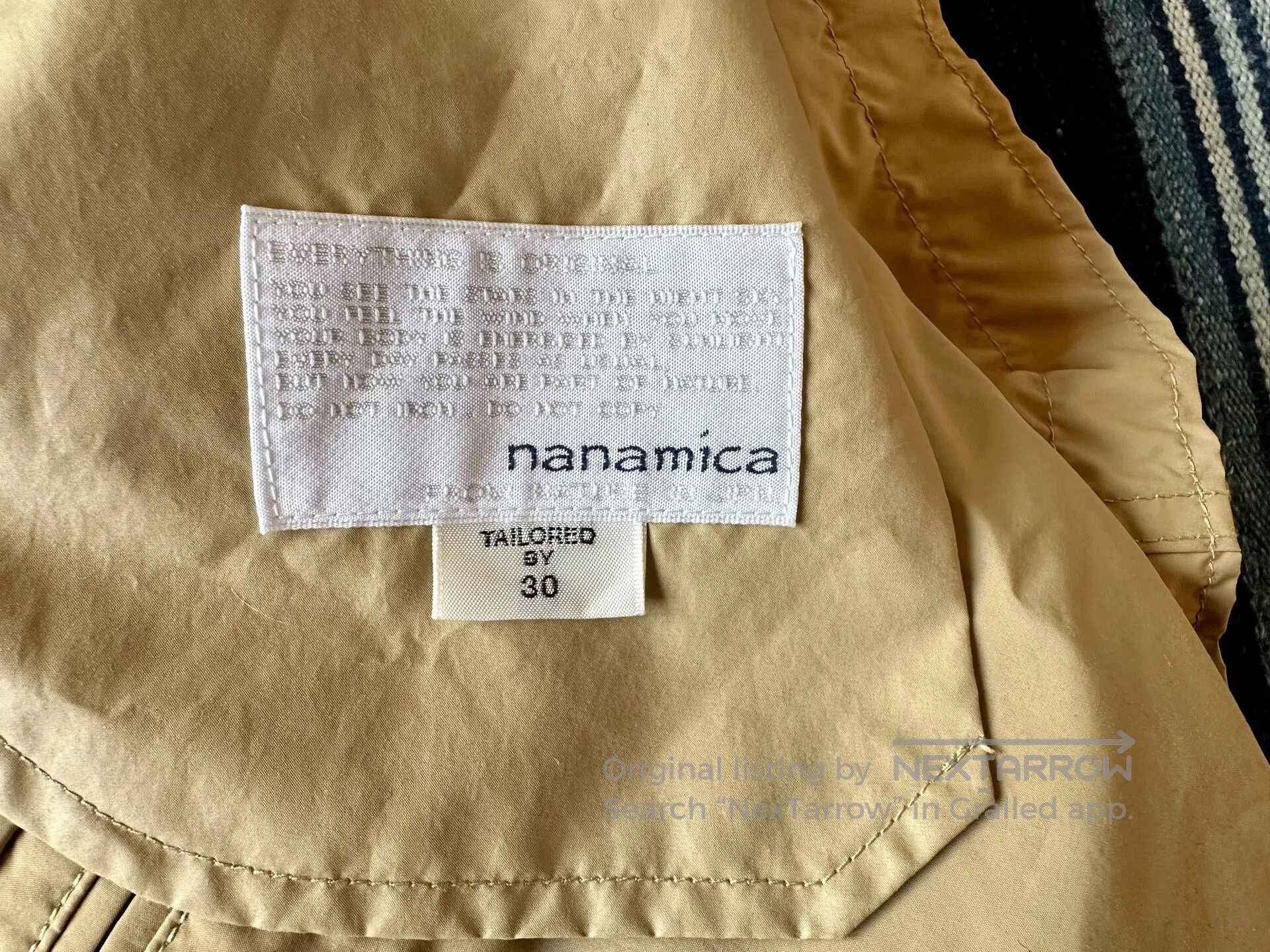 Nanamica nanamica chino shorts for casual wear. Size US 30 / EU 46 - 6 Thumbnail