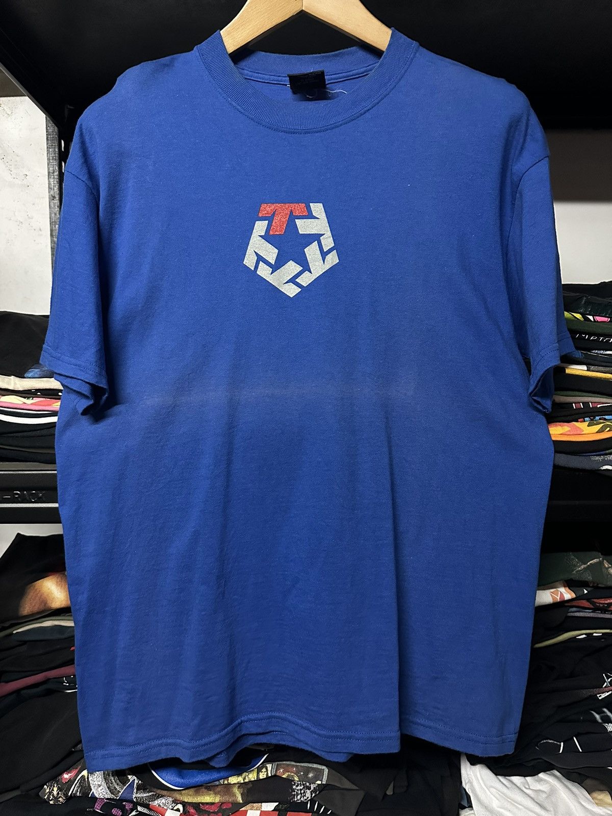 Tribal Streetwear × Vintage Vintage Tribal Gear Streetwear Usa Tee Size US L / EU 52-54 / 3 - 6 Thumbnail