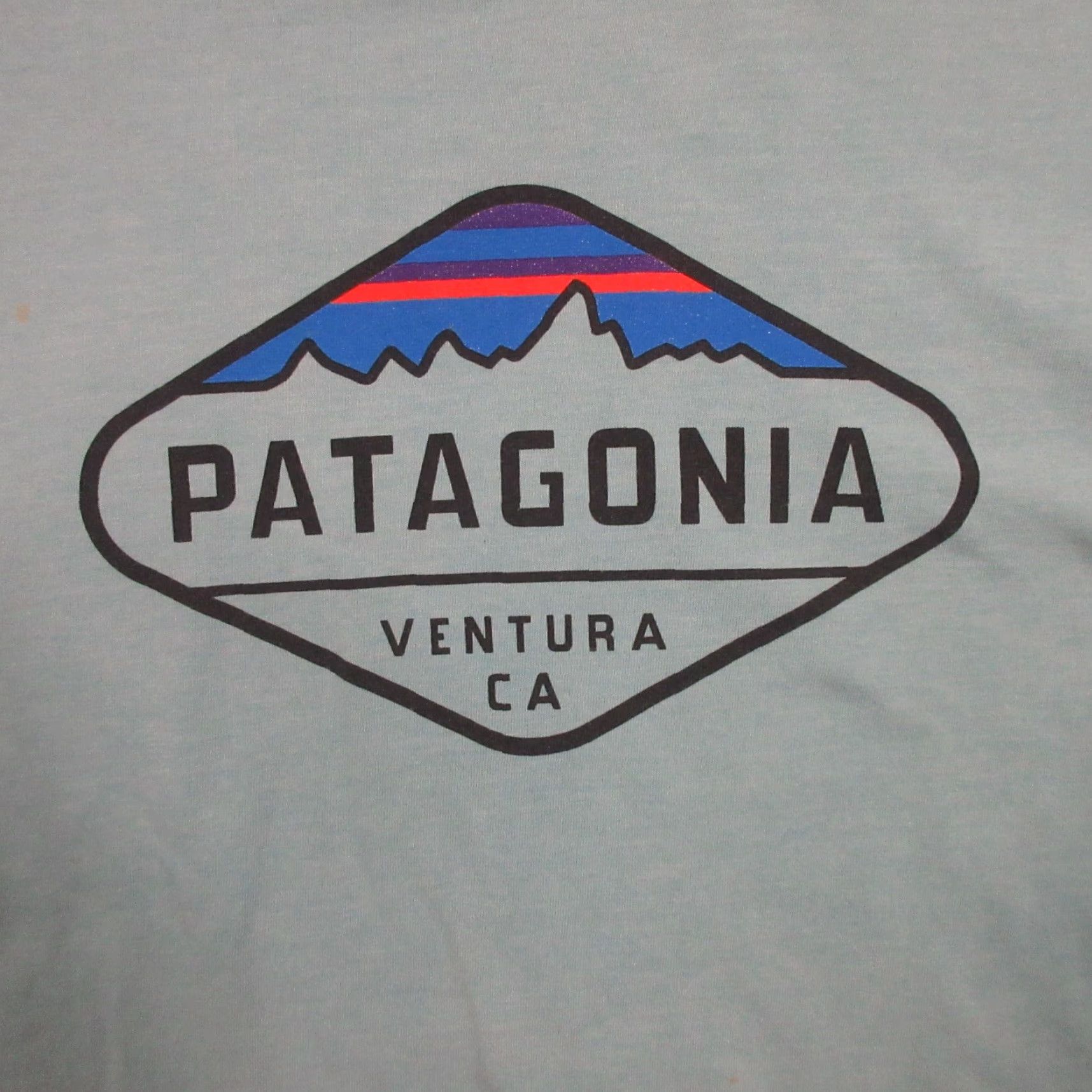Patagonia Patagonia T Shirt Adult Large Slim Fit Teal Distressed Ventura CA Logo Short Sleeve Crew Neck Lightweight Breathable Easy Care Unisex Size US L / EU 52-54 / 3 - 4 Thumbnail