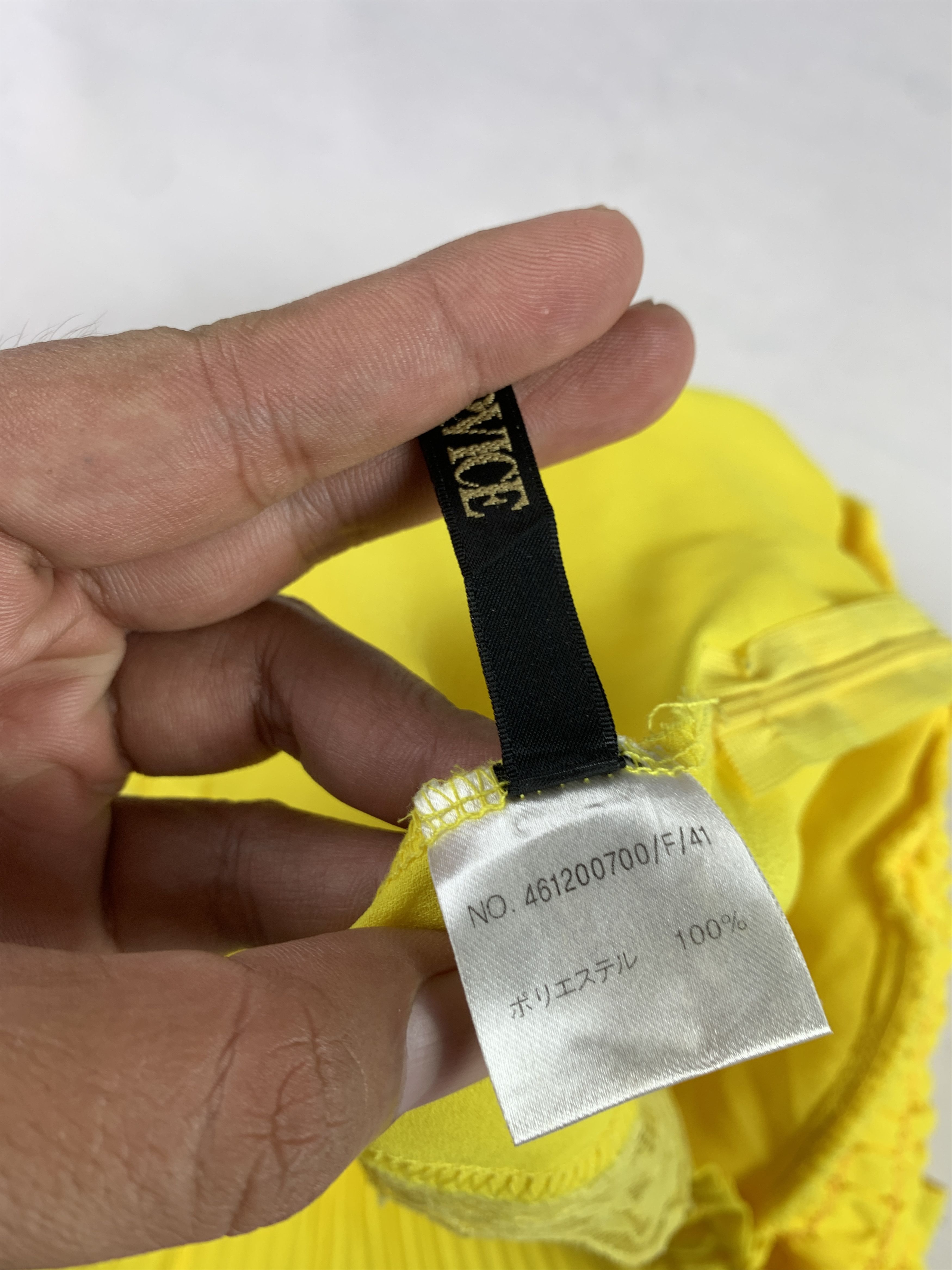 Lip Service Lip Service Yellow Pleated Trim Mini Skirt (26-29) Size 26" / US 2 / IT 38 - 10 Thumbnail