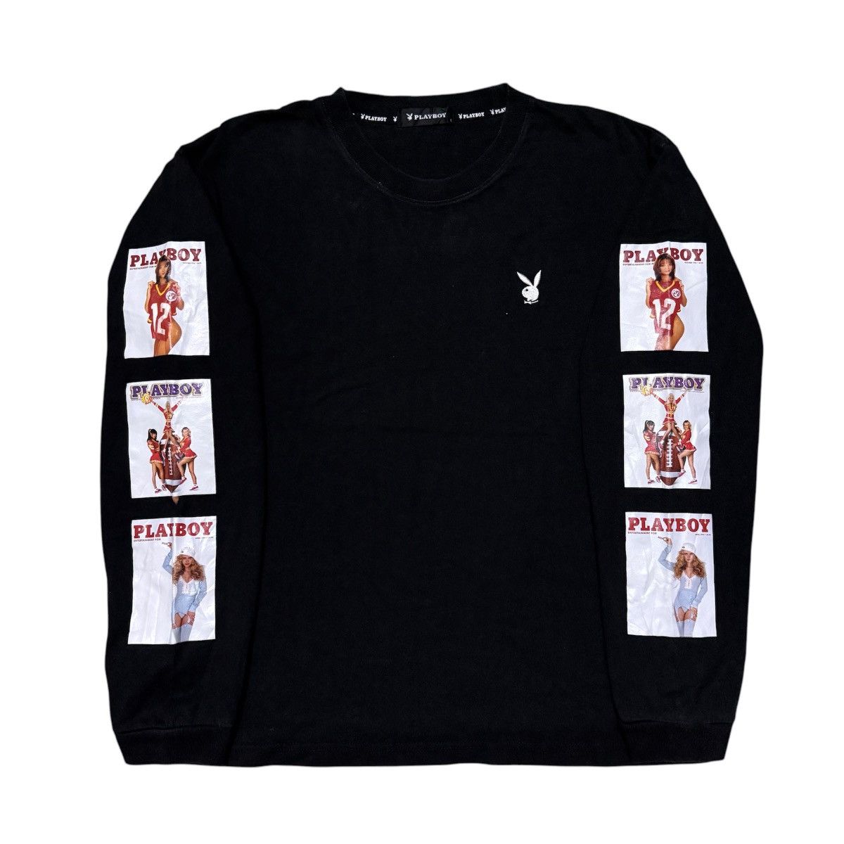 Playboy Big Logo Long Sleeves T Shirt
