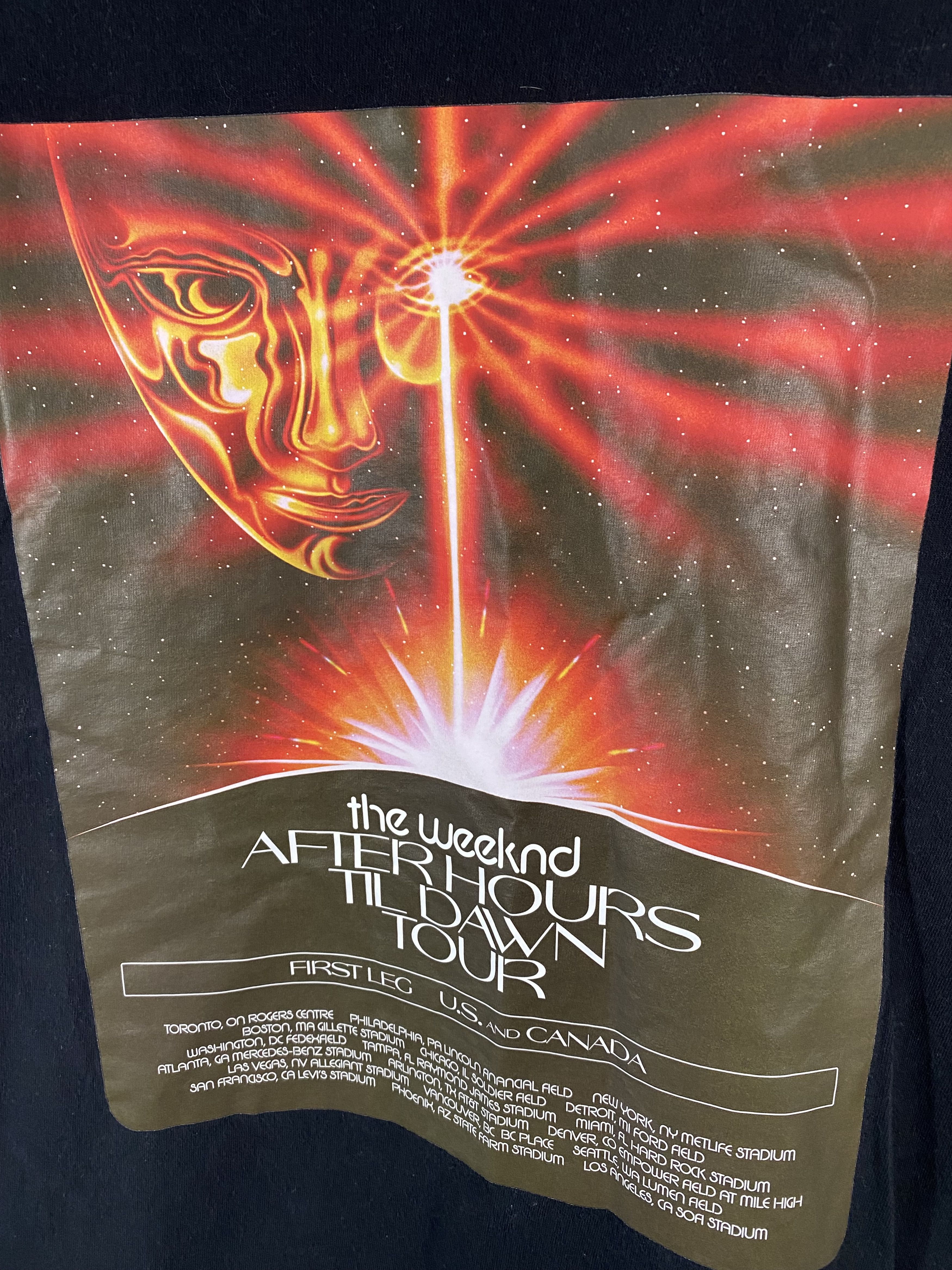 The Weeknd The Weeknd After Hours Til Dawn Tour Tshirt Size XL Size US XL / EU 56 / 4 - 3 Thumbnail