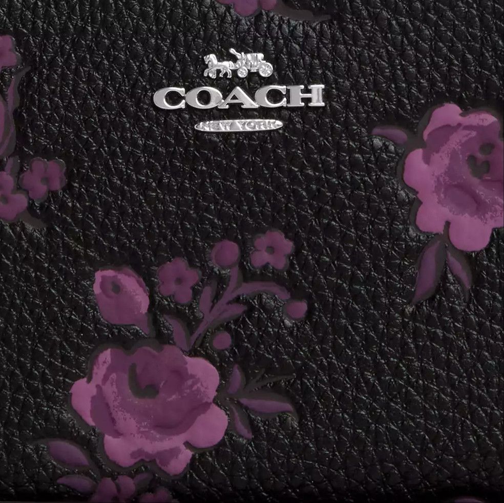 Coach NWT Coach Long Zip Around Wallet With Floral Print CCL36 Size ONE SIZE - 8 Thumbnail
