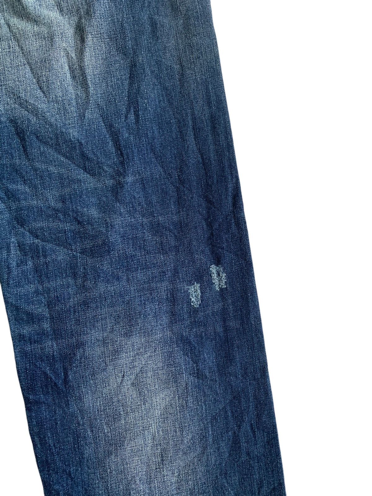 Japanese Brand × Kapital Santeria Eyedy Rare Selvedge Distressed Denim Size US 33 - 19 Thumbnail