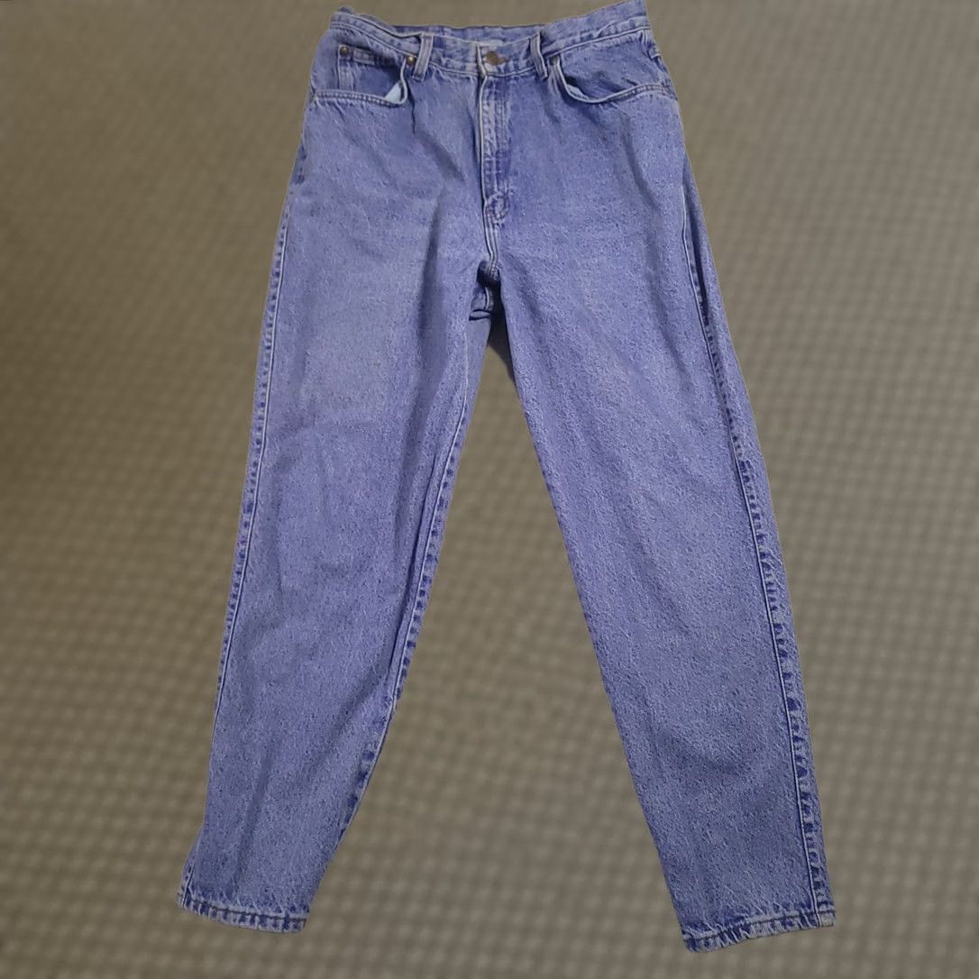 Levi's VINTAGE Levi’s Jeans Women Size 16 Blue Denim Mom 5-Pocket Regular Inseam 30” Blue Faded Size 24" / US 00 / IT 34 - 1 Thumbnail