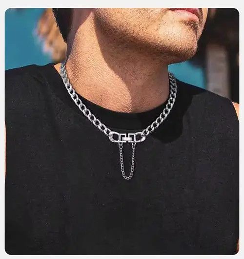Jewelry Manami x Akira Simple Cuban Chain Necklace with Tassel, Size ONE SIZE - 1 Thumbnail