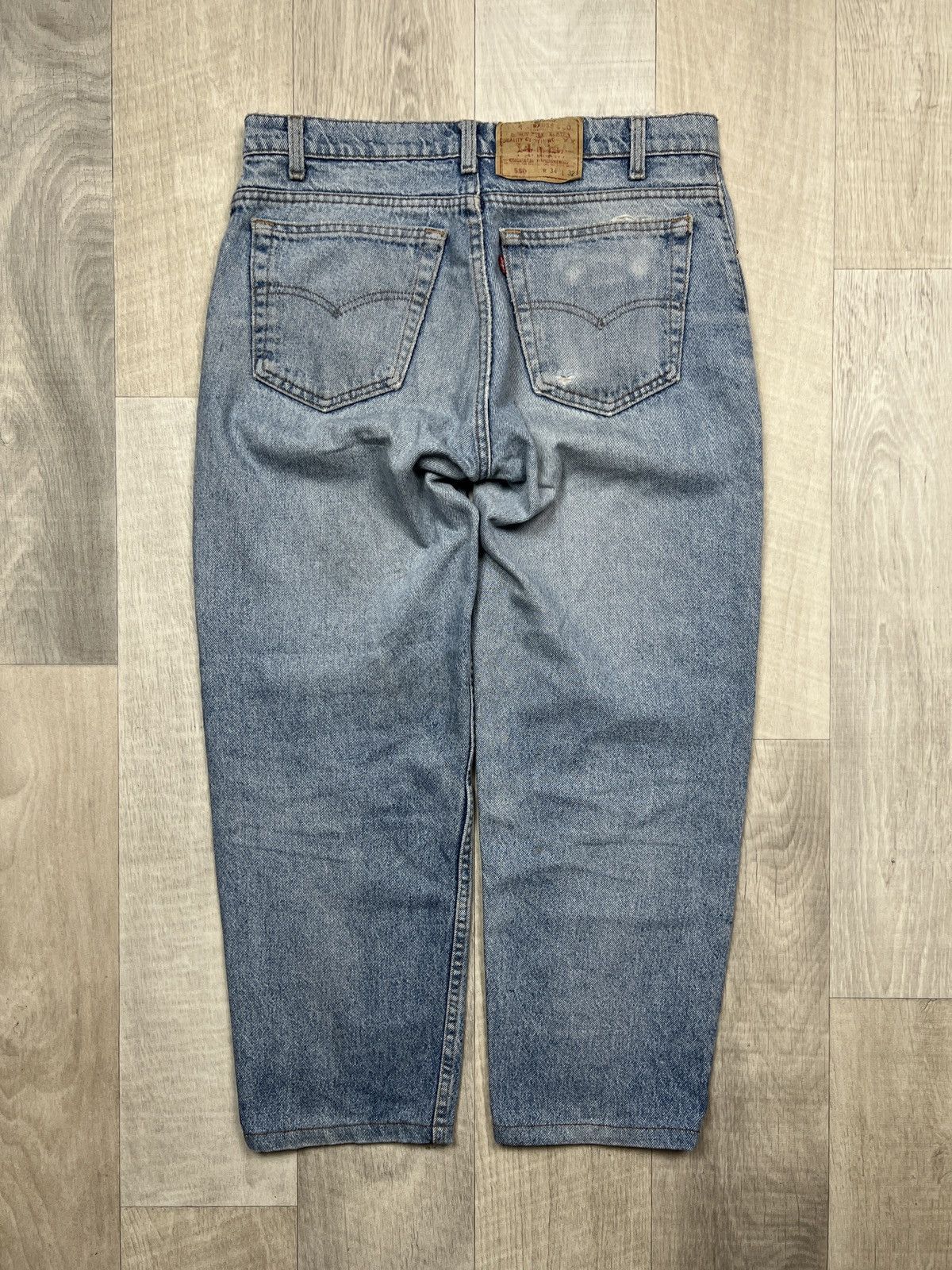 Levi's Levi’s 550 Made in USA Vintage Denim Jeans Pants (Y0345) Size US 34 / EU 50 - 10 Thumbnail